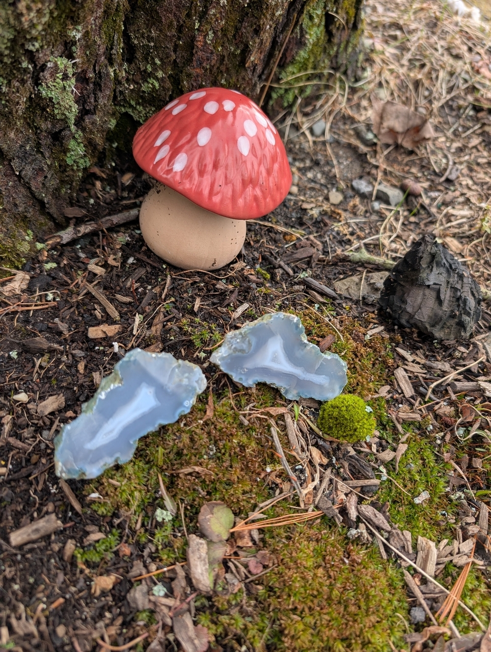 Blue lace Morraccan Nugget Crystal Rock Garden